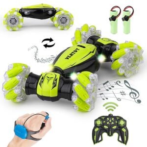 VERTOY Gesture Sensing Stunt RC Cars Toys for Boys Among the Best RC Jets 4WD 2.4GHz Hand Controlled Remote Control Car with Light Music