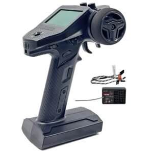Alaohu FS G7P 7 Channels RC Transmitter and Receiver FS R7P Fly 2.4GHz Radio Controller System for RC Radio Cars Boats and More with Upgrade Sponge Steering Wheel