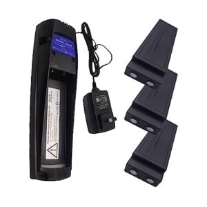 Scanreco 434 Battery Charger and 592 Battery Pack with 3 Pack 7.2V 2000mAh Batteries for Crane and Pump Truck Remote Controls