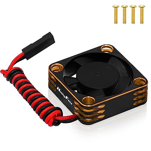 Hobby Fans Best ESC for RC Car 28000RPM Brushless Cooling Fan Compatible with 1/8 1/10 540 550 F540 3650 3660 Motors