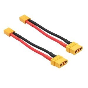 XT90 Female to XT60 Male Connector Converter 10cm 3.9inch for Short Course vs Stadium Truck RC 12AWG Cable 2Pcs