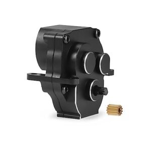 TRX4M CNC Aluminum Skid Plate Transmission with 11T Pinion Gearbox Housing Set for 1/18 RC Crawler Car Perfect for RC Plane Festival Enthusiasts