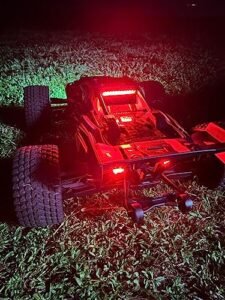 Traxas XRT RC Truck Stop Light Bar Red LED Light Kit Plug and Play