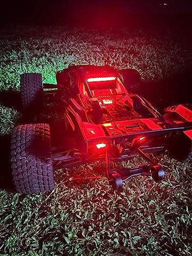 Traxas XRT RC Truck Stop Light Bar Red LED Light Kit Plug and Play