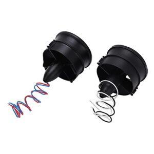 30Mm Blade Rc Ducted Fan Plastic 2Pcs Set High Efficiency Propeller Kit For Power Ducted Aircraft Perfect For Rc Aircraft Drawings Enthusiasts