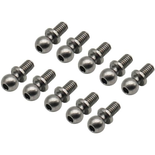 Hot Racing MTT160BN Stainless Steel Ball Stud for RC Drag Racing Bodies Mini T2 JRX2 JRXT Drag