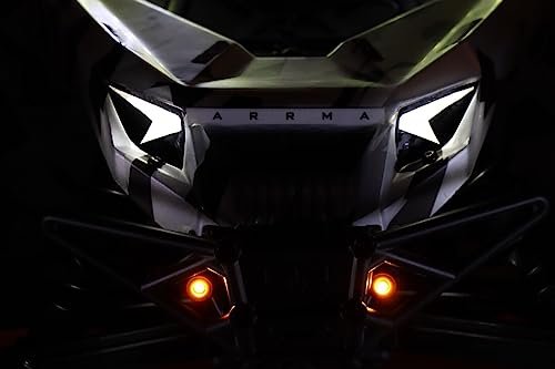 Arrma Fireteam Scale Cockpits RC Taillights Fog Lights Plug Play Light Kit White