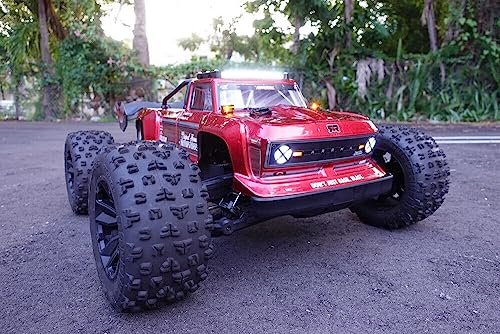 Arrma Outcast 8s 1/5 Scale RC Truck Kit Plug Play Easy Mount Headlight Kit
