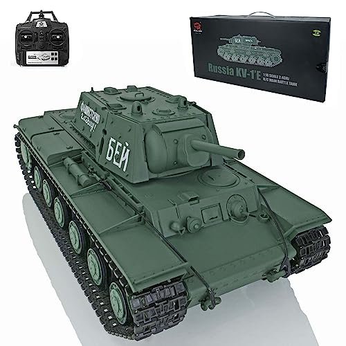 Wheelfun Heng Long 1/16 Scale RC Body Soviet Kv 1 RTR Tank Model with 2 4G Infrared Combat and BB Shooting