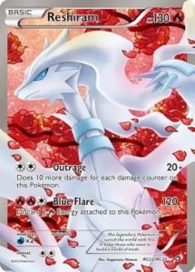 Pokemon Reshiram RC22 RC25 Full Art Legendary Treasures Radiant Collection Ultra Rare Card