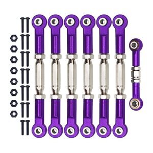 Cheap RC Aluminum Parts Adjustable Turnbuckles Camber Link Upgrade Kit for Traxxas 1 10 Rustler Slash Stampede Hoss 7 PCS