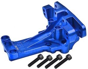 Primal RC Raminator Monster Truck Aluminum 7075 T6 Front Upper Bulkhead Upgrade for Traxxas X Maxx 6S X Maxx 8S XRT 8S Blue