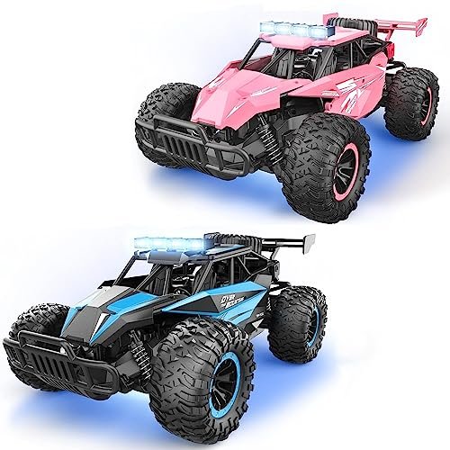 kolegend Remote Control Car for Boys and Girls, 2 Packs