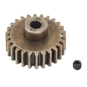 Traxxas 26T Hardened Pinion Gear for X Maxx RC Car with RC Droop Shocks Compatibility 5mm Shaft Motor