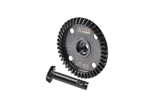 Levigo RC Panther Jet Upgrade Parts 13 43T Front Rear Ring Gear Differential Gear For LOSI 1/8 LMT SOLID AXLE 4WD LOS04021 22 24 Helical Gear Differential Worm Gear