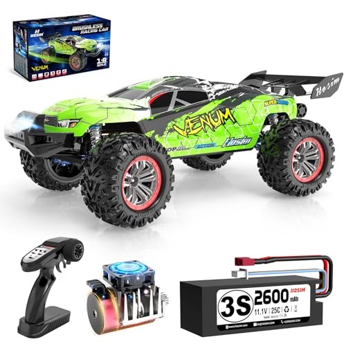 Hosim VENUM Mini 1/8 RC Off Road Trucks Fast 80KMH Remote Control 4X4 All Terrain Waterproof 2 4GHZ High Speed Monster Truck with 3S Battery