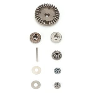 Keenso Metal Differential Gear Pinions 1 16 with Drive for 16889A 16889 SG1601 SG1602 M16103-Hbx Differentials