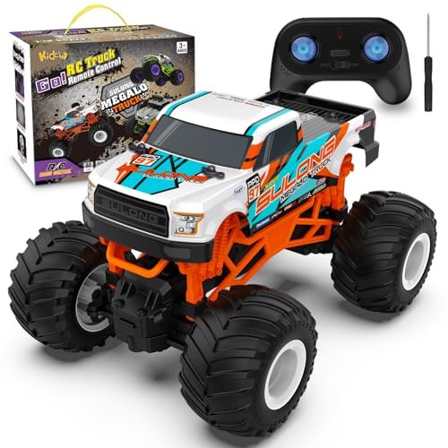Kidcia 1 16 Scale Off Road RC Monster Truck 2.4GHz All Terrain Remote Control Car for Kids Ages 4 to 12 20 Km h Speed Christmas Birthday Gift