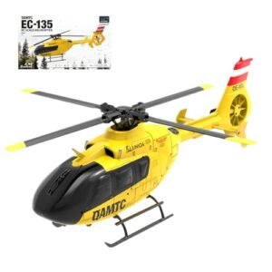 KAROYD Kobe Bryant RC Helicopter EC 135 1 36 Scale 2 4G 6CH Brushless Direct Drive 3D 6G RTF Yellow