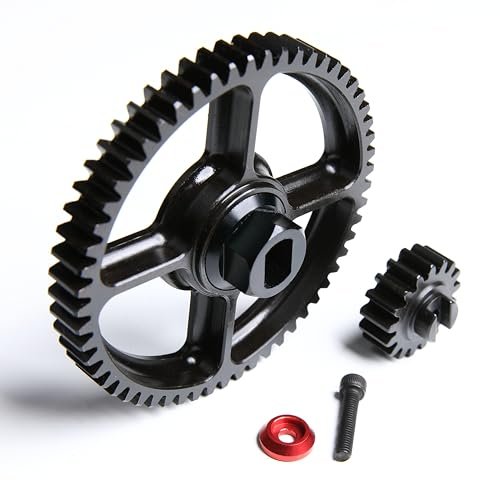 GTBRacing Steel 57T 17T Spur Gear Set for 1/5 RC Car HPI km rv Baja 5b ss 5t 5sc Perfect for RC Plane Auctions