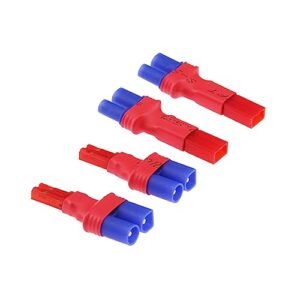 rflaueo 4pcs JST to EC2 Male Female RC Connector Adapter for Southwest RC Plane Enthusiasts
