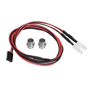 2PCS RC Car LED Light Kit for 1 10 Scale RC Drift Car Bodies Upgrade Accessory No 11 Light Blue
