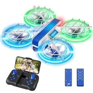 HASAKEE M1S Drone with 1080P HD Camera Beginners Guide to Flying RC Helicopters Safe and Easy to Play Quadcopter for Kids and Adults