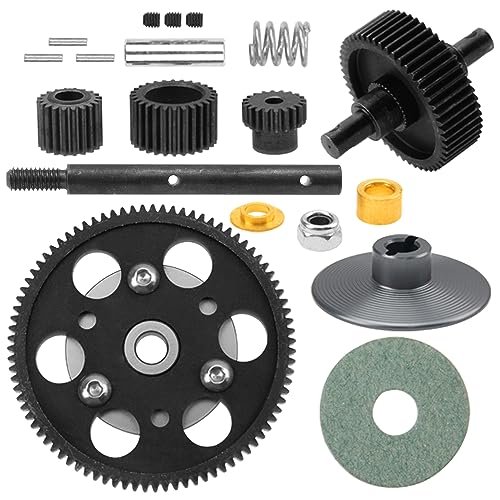 ShareGoo Steel Gear Set Transmission Gearbox Gears Compatible with Jeep Grand Cherokee RC Car Axial SCX10 1/10 Scale Crawler
