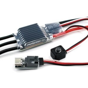 RHINOESC AM32 VE80A Crawler ESC 2 8S BEC 5.2 8.2V Brushless ESC for 1/10 Scale RC Drag Car Bodies and Crawler Cars