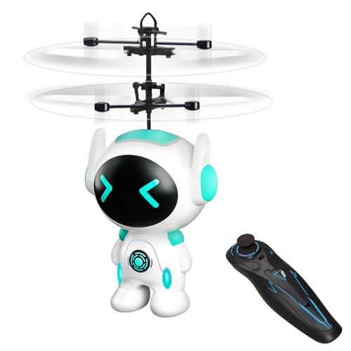 Ynybusi Beginner Nitro RC Helicopter Flying Ball Toy for Kids 5 7 Years Old Boys Girls Remote Control Drone Indoor Outdoor Games Easy to Control White