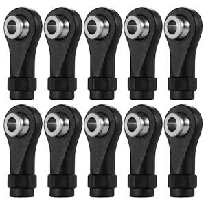 AXSPEED 10pcs Plastic M2 5 Rod End RC Tie Rod End Ball Joint Link Ball Head for 1 18 TRX4M Crawler Car Perfect for RC Car Auction Enthusiasts