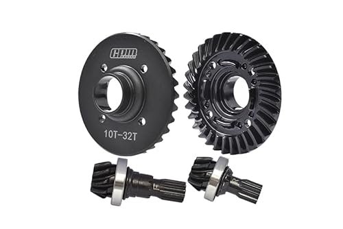 Traxxas X Maxx 6S 8S XRT 8S RC Monster Truck Wheels and Tires Upgrade Medium Carbon Steel 32T 10T Differential Gear Set