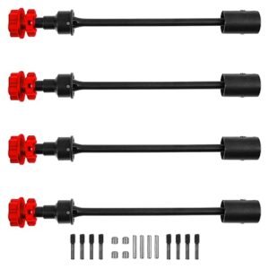 ShareGoo Steel Driveshaft with 17mm Hex Wheel Nuts for Traxxas E Revo 2 0 VXL 86086 4 1/10 RC Car