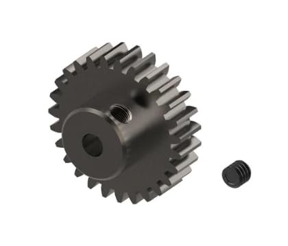 Pinion Gear Steel 40T MOD0.53 48P Black Screw Hole for 5mm Motor Shaft