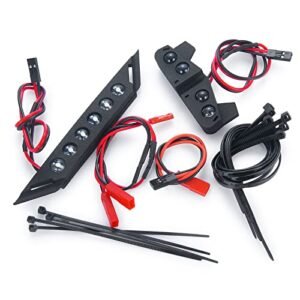 MORLORDY RC Light Kits Front and Rear LED Headlight Taillight Compatible with TRX Slash 1 10 4x4 2WD VXL XL 5 Truck Upgrades
