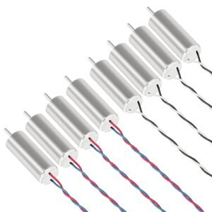 JUZITAO 8PCS 615 Coreless Motor 6x15mm for RC Dragline Crane DIY Micro Quadcopter RC Drone