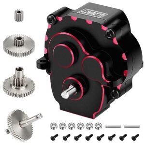 GLOBACT Aluminum Transmission Gearbox with Stainless Steel Gear Set for Coats RC 200EX Parts Low Range 40.3 1 Reduction Ratio