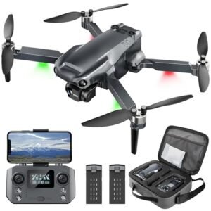 Glorale Drone with 4K Camera RC Quadcopter for Adults Featuring Reaction Time RC Tire Prep Technology 1640ft Long Range 3 Axis Gimbal 46Mins Flight Time
