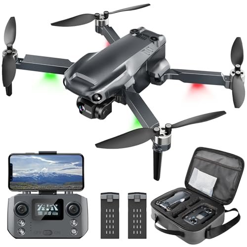 Glorale Drone with 4K Camera RC Quadcopter for Adults Featuring Reaction Time RC Tire Prep Technology 1640ft Long Range 3 Axis Gimbal 46Mins Flight Time