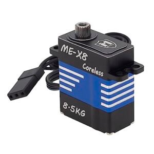 MEUS Racing Coreless RC Micro Servo 8.5KG High Torque for 1/18 vs 1/10 RC Car Models SCX24 TRX4M SCX10 TRX4