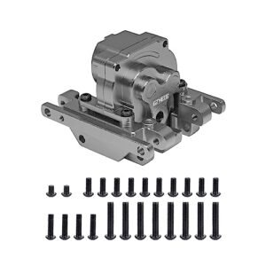 GTHELE Aluminum Skid Plate Gearbox Housing Transmission Case for Storm Riders RC Car Parts Traxxas 1 18 TRX4M Upgrade Titanium