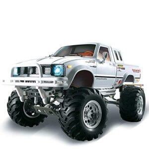 Wheelfun HG Build Your Own RC Truck Kit 1/10 Scale 4WD 4X4 Rally Car Racing Crawler Model Chassis Gearbox White