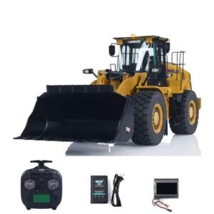 Wheelfun Kabolite Hydraulic RC Loader 2.4G 1/16 Scale Construction Vehicle with 7500mAh Battery and Flysky ST8 Radio Painted Yellow