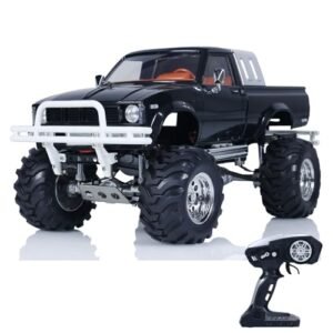 Wheelfun Hg 1/10 4x4 RC Pickup Truck Rally Car Racing Crawler 2.4G RTR Black