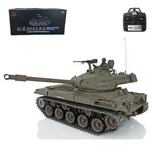 Wheelfun Heng Long Walker Bulldog 1 16 Scale RC Tank with RC Airplane Smoke Generator and Infrared Combat