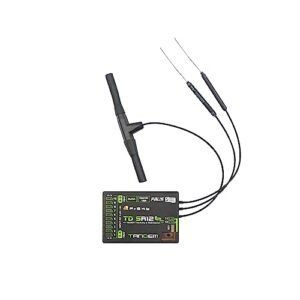 FrSky TD SR12 Receiver with Advanced Stabilizer Function for RC Boat Stabilizer Fins 2.4Ghz 900Mhz Long Range Telemetry