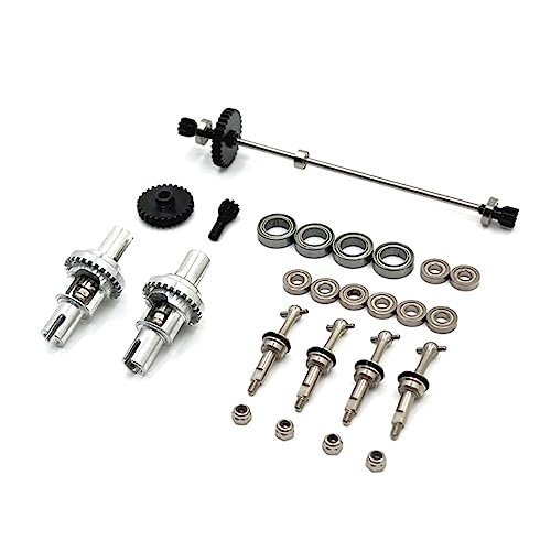 WLtoys Metal Gear Differential Drive Shaft Bearing for RC Submarine eBay Compatible with 1 28 k989 284131 K969 k979 k999 P929 P939 RC Car Parts Silver