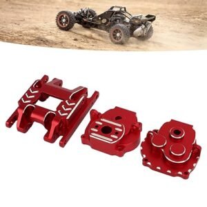 Aluminum RC Gearbox Case Gearbox Housing and Base Set Low Noise Shell with Fixing Screws for Traxxas TRX4M 1/18 Built in Steel Gear Red Available at RC Hobby Stores in Utah