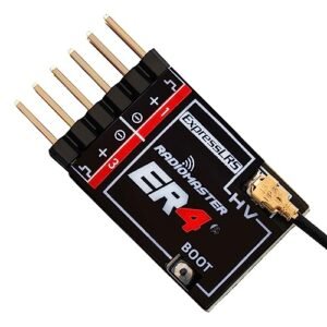 Speedybee RadioMaster ER4 ELRS PWM Nano RC Jet Receiver 2.4GHz 4Ch ExpressLRS Module