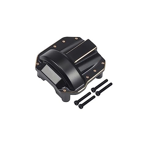 N64 RC Car Game Inspired SCX10 II Brass Diff Covers 38g Front and Rear Axle Upgrades for 1/10 RC Crawler Car